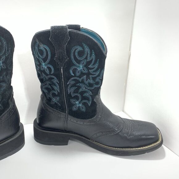Ariat Leather Embroidered Western Cowboy Boots Style 100005912 Size 9 Women’s - Picture 14 of 16